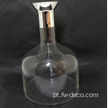 Decanter de vidro de revestimento colorido por atacado com rolha